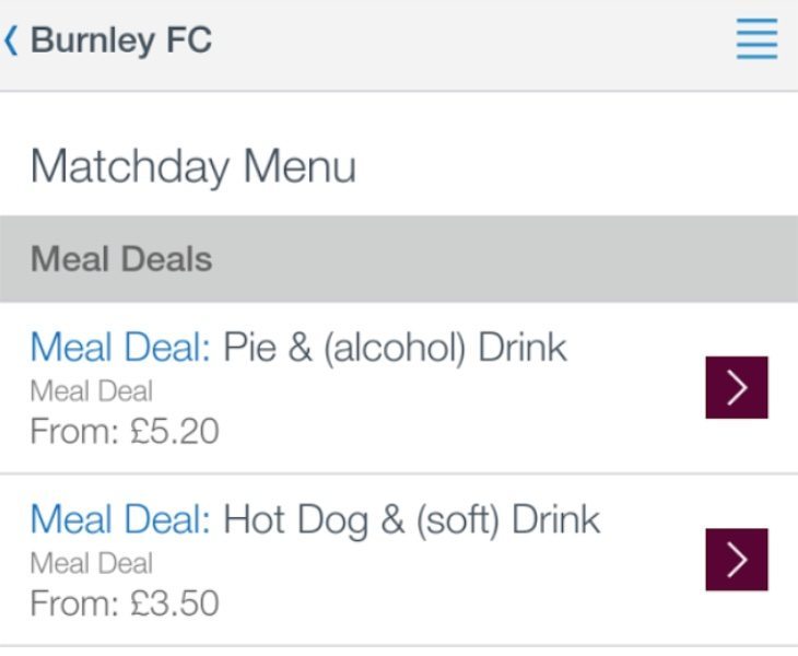 Burnley FC app b