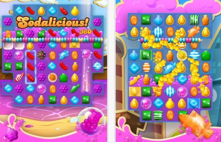 Candy Crush Soda Saga user reviews