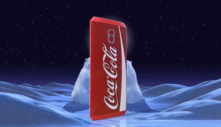 Coca Cola phone design