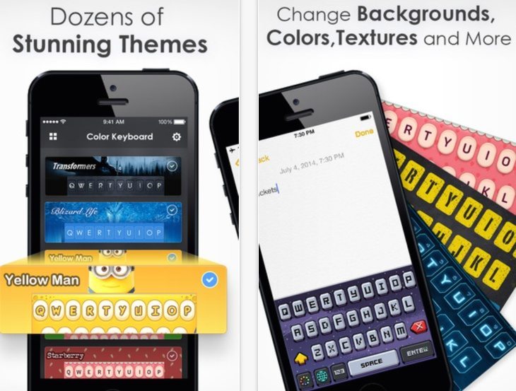 Color keyboard app b