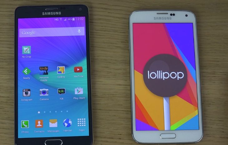 Galaxy S5 vs Note 4 b