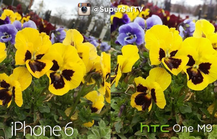HTC One M9 vs iPHone 6 camera results