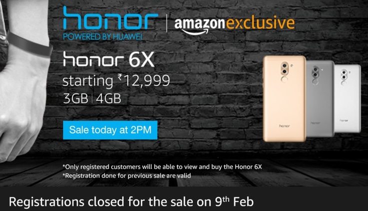 Honor 6X 4GB RAM