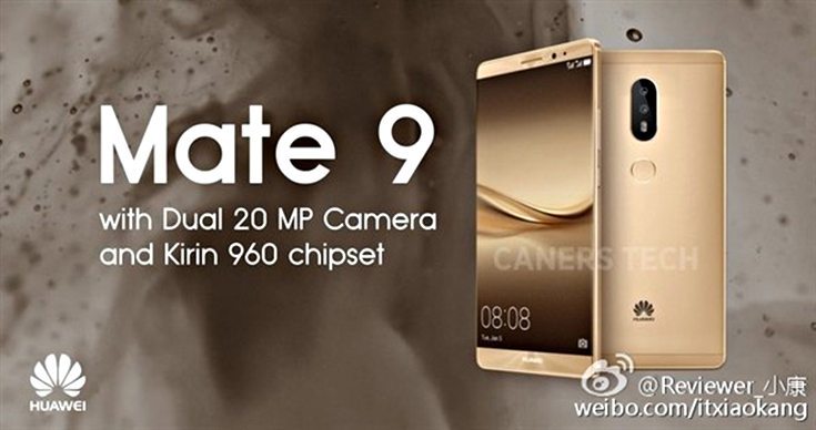 huawei mate 9 leaked poster
