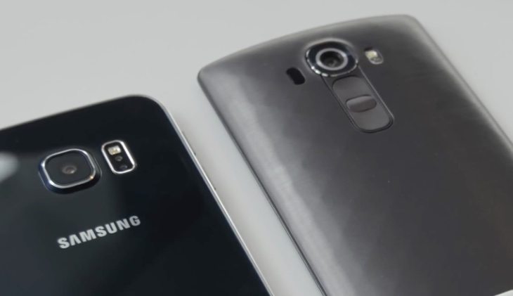 LG G4 vs Samsung Galaxy S6 b