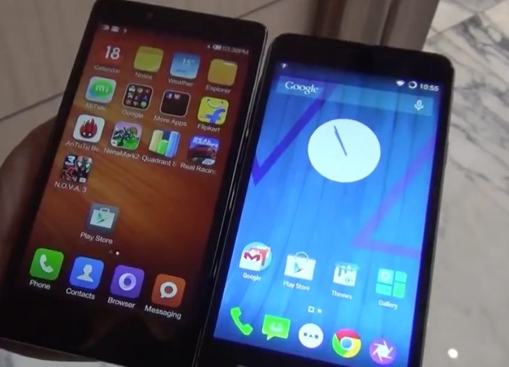 Micromax Yureka and Redmi Note