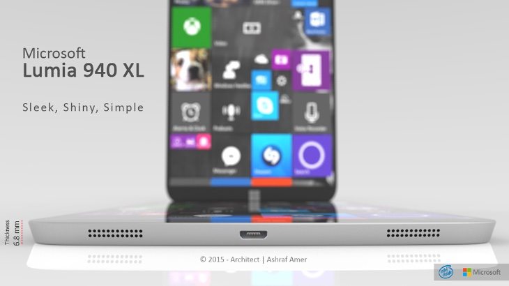 Microsoft Lumia 940 XL design d