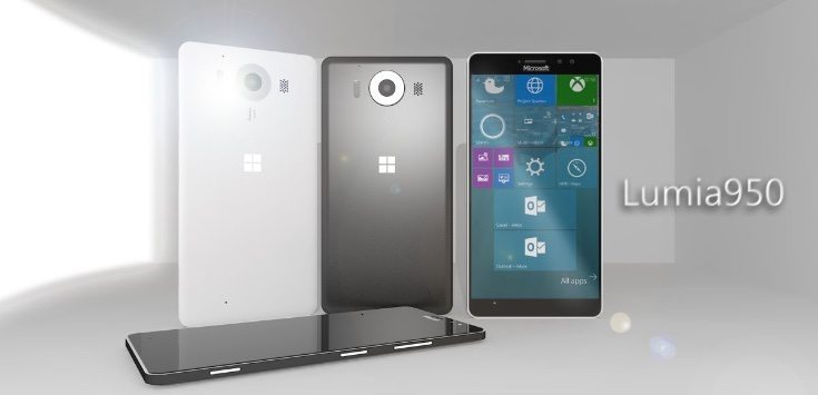 Microsoft Lumia 950 prototype design b