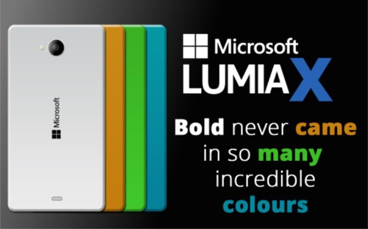 Microsoft Lumia X design b