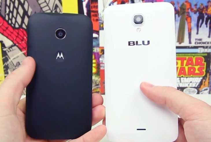 Moto E vs BLU Studio C Mini