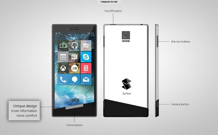 New Microsoft Surface Phone design b