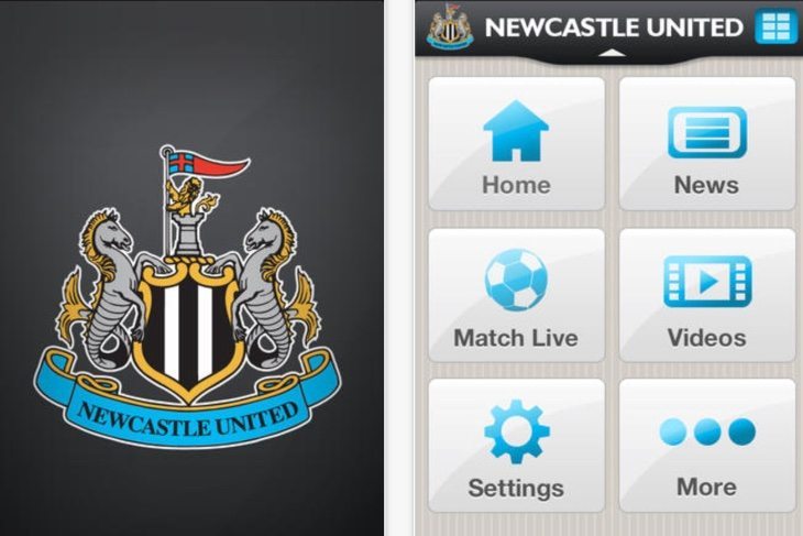 Newcastle United FC app update b