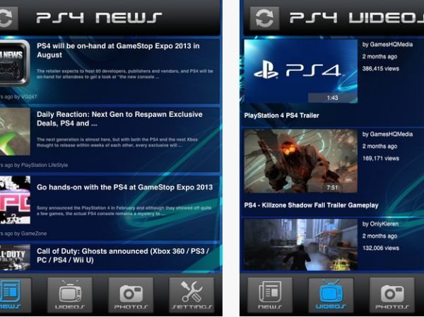 News for PS4