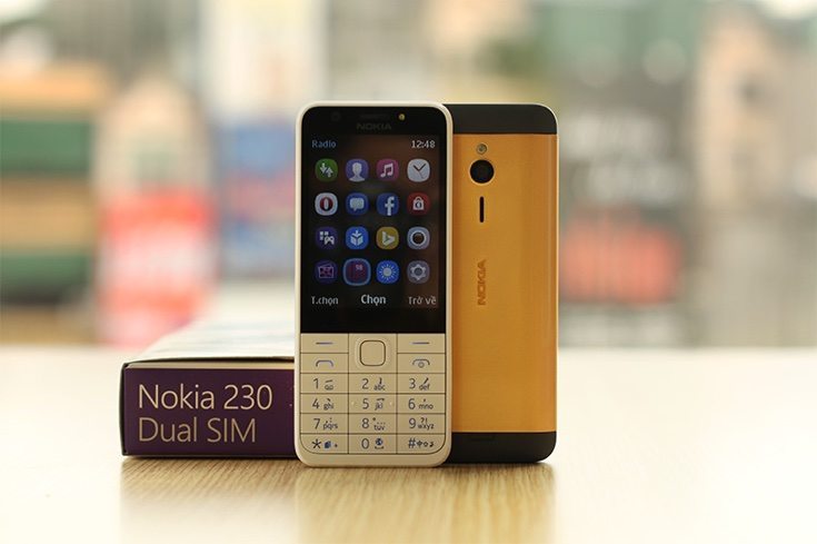 Nokia 230 gold plated