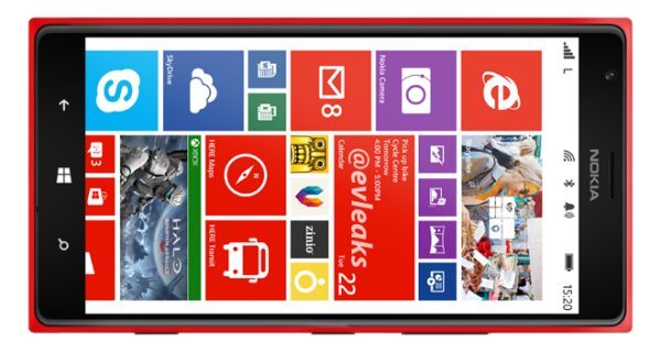 Nokia Lumia 1520 in red
