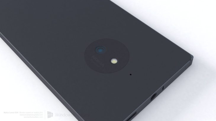 Nokia Lumia 830 render b