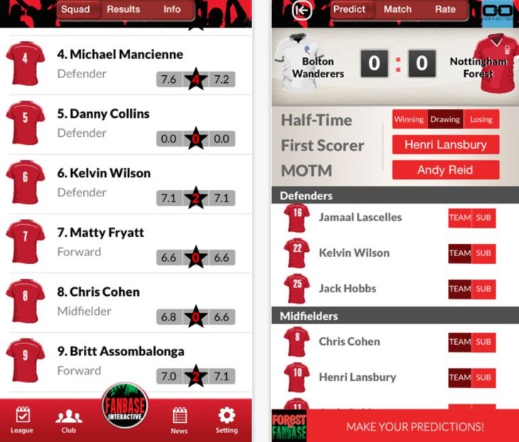 Nottingham Forest fanbase app b