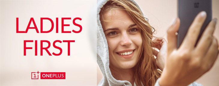 oneplus ladies first promo