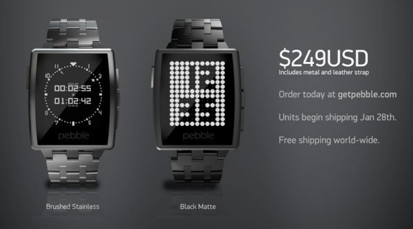 Pebble Steel SmartWatch pre-order and price pic 2