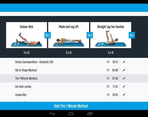 Runtastic Six Pack Abs Workout App Promises A Stronger Core Phonesreviews Uk Mobiles Apps Networks Software Tablet Etc