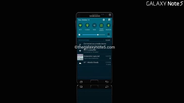Samsug Galaxy Note 5 concept c