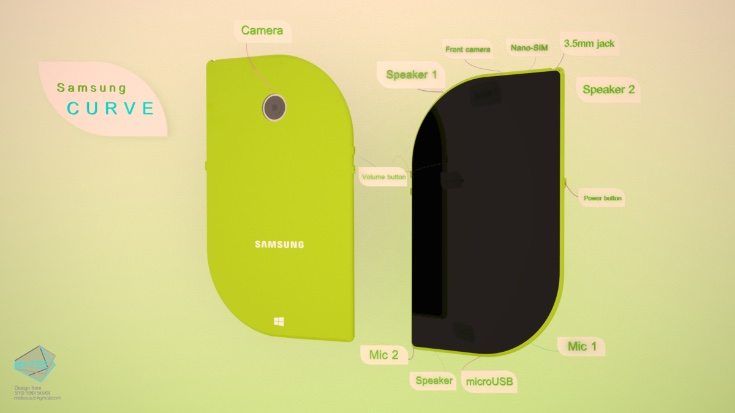 Samsung Curve phone design b