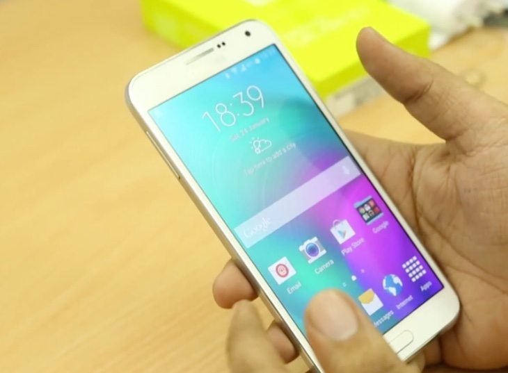 Samsung Galaxy E7 E5 unboxing