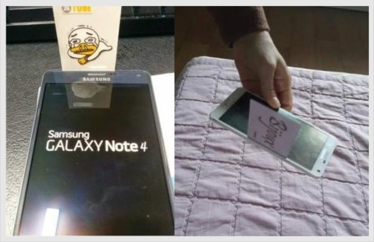 Samsung Galaxy Note 4 gapgate vs iPhone 6 Plus bendgate