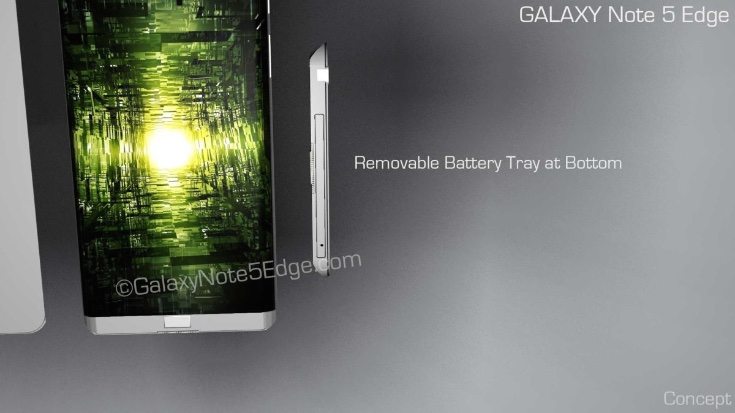 Samsung Galaxy Note 5 Edge design