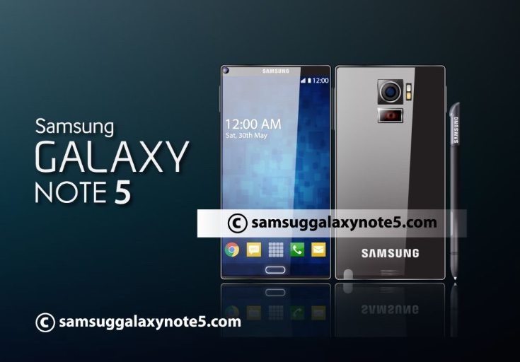 Samsung Galaxy Note 5 design