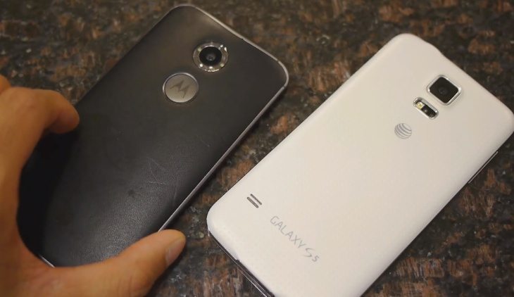 Samsung Galaxy S5 vs Moto X 2nd gen b