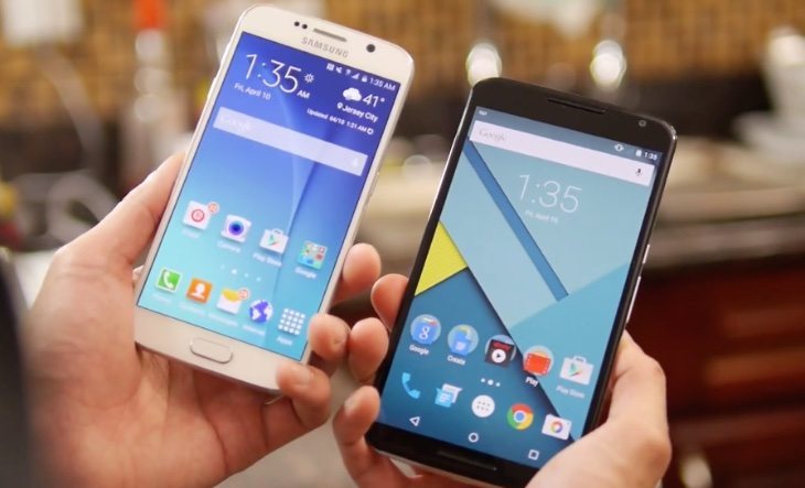 Samsung Galaxy S6 vs Nexus 6