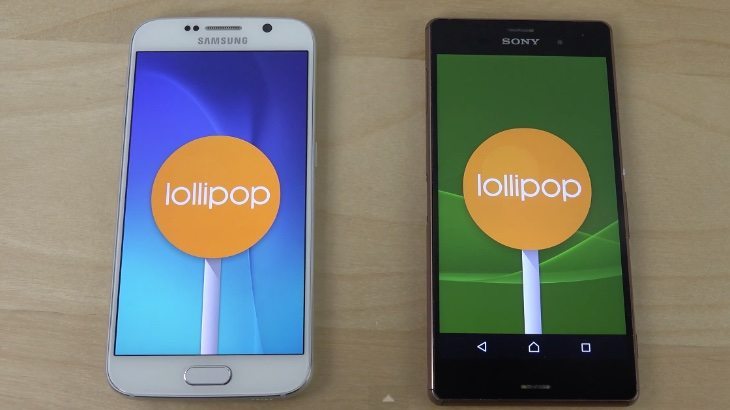 Samsung Galaxy S6 vs iPhone 6, Xperia Z3, Galaxy S5 b