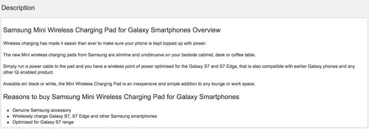 Samsung Galaxy S7 wireless charging b