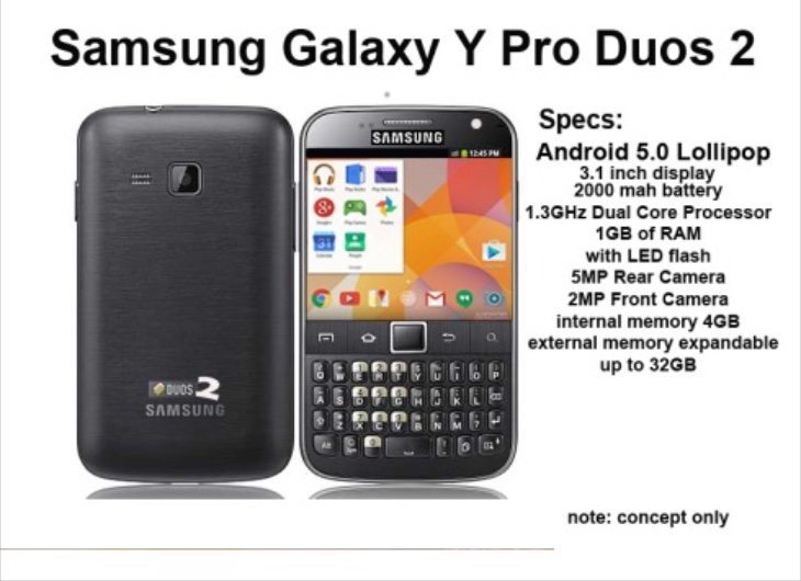 Samsung Galaxy Y Pro Duos b