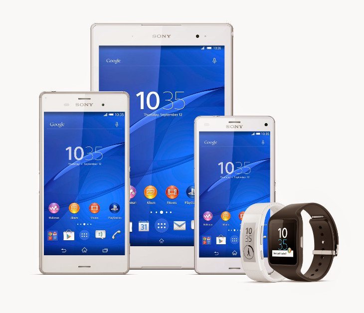 Sony Xperia Z3 lineup