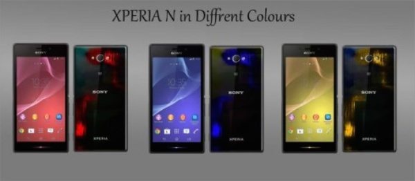 Xperia N design has color appeal b