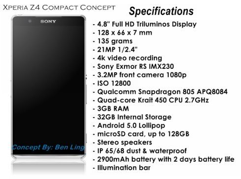 Xperia Z4 Compact Concept b