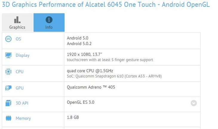 alcatel onetouch 6045