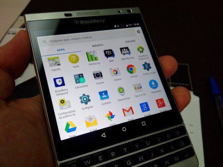 blackberry passport SE Android