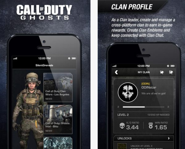 cod ghosts app