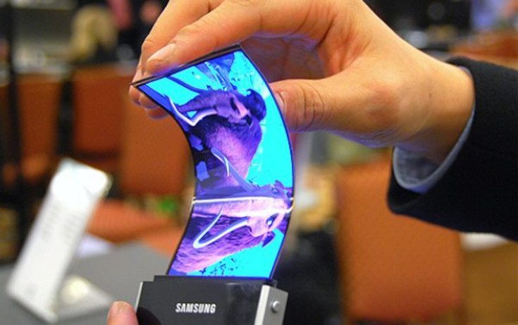 flexible samsung smartphone