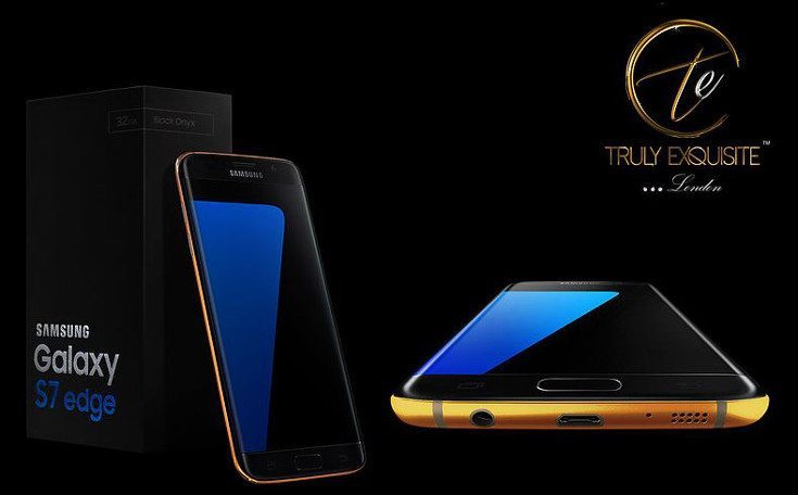 Gold Samsung Galaxy S7