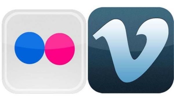 iOS 7 features- deep integration of Flickr and Vimeo pic 1