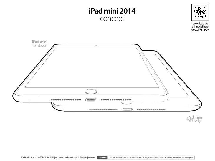 iPad mini 3 renders d