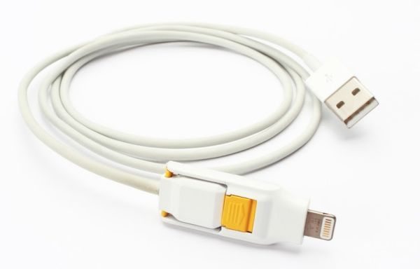 iPhone 5 & Android Orobis Transform 2-in-1 cable pic 1