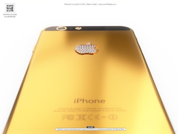 iPhone 6 in real gold b