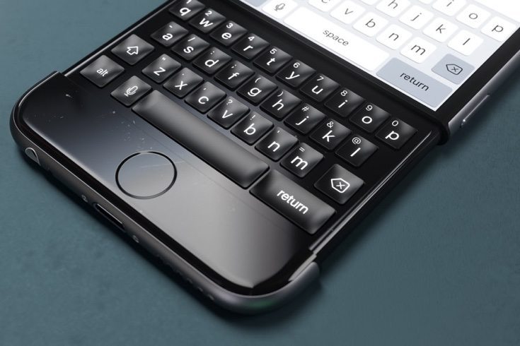 iPhone 6K design features keyboard b