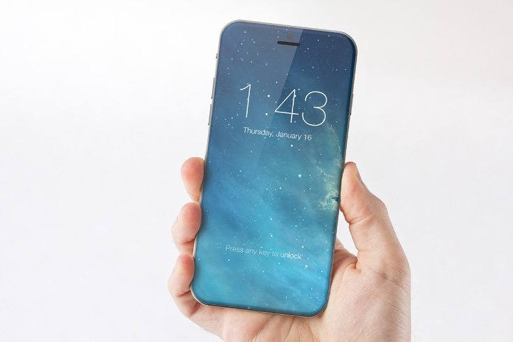 iPhone 7 render with iOS 10