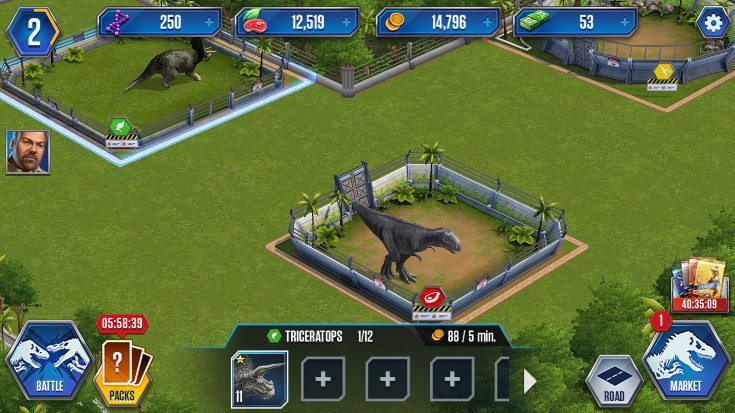 jurassic world the game